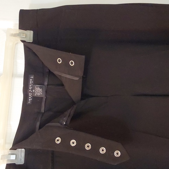 Larry Levine women's black dress pants size 10 - Picture 3 of 4